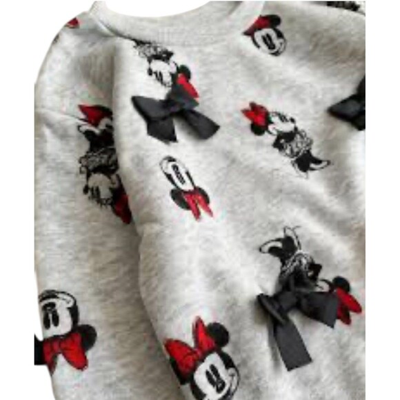 Toddler Girls Disney Minnie Mouse Bow Sweatshirt - Size; 4T - NWT - Picture 4 of 7